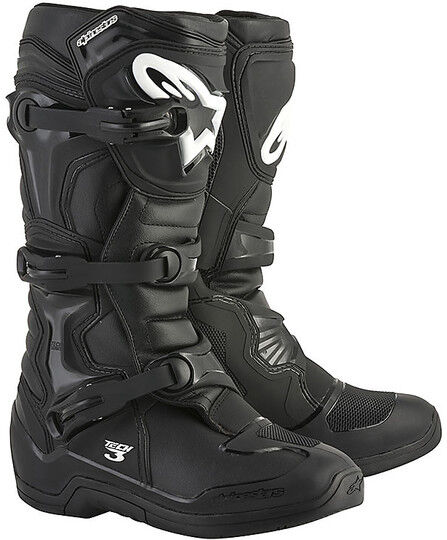 Stivali Moto Cross Enduro Alpinestars Tech 3 Nero taglia 9