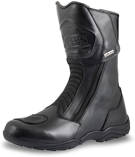 Stivali Moto In Pelle Touring Ixs Tour 2-ZIP ST+ Nero taglia 40