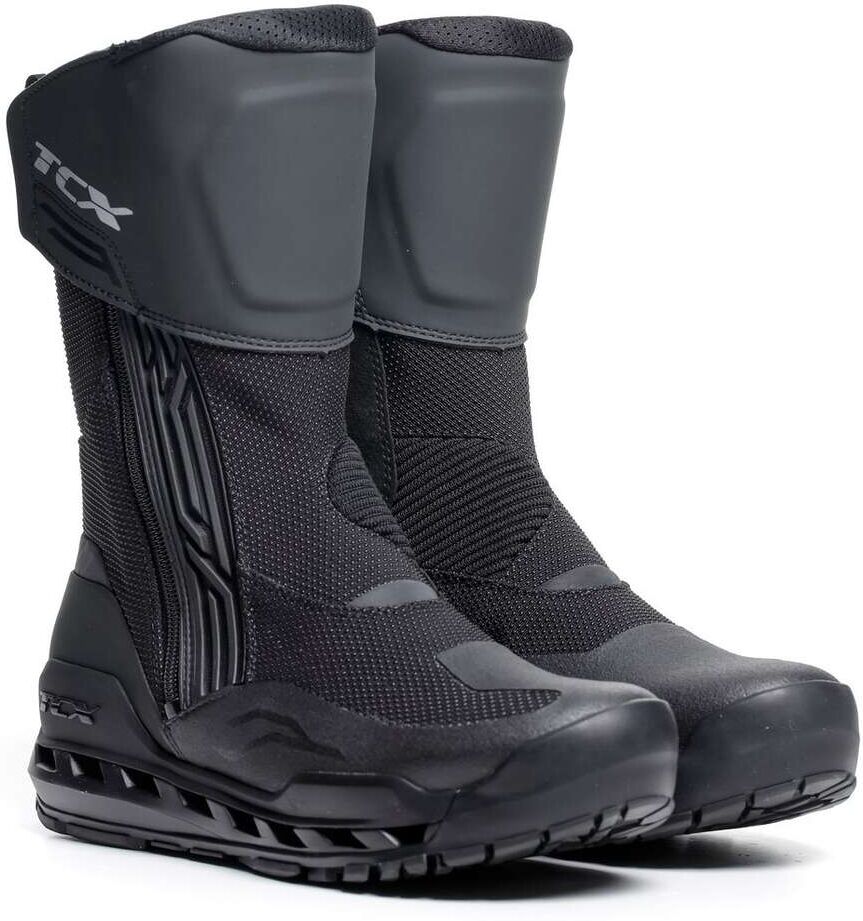 Stivali Moto Touring Tcx CLIMA 2 SURROUND GORE-TEX Nero Grig taglia 39