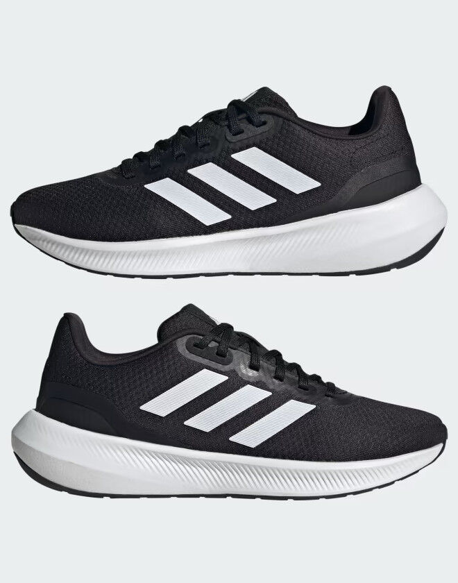 adidas Scarpe Sneakers DONNA RUNFALCON 3.0 W Nero Running jogging