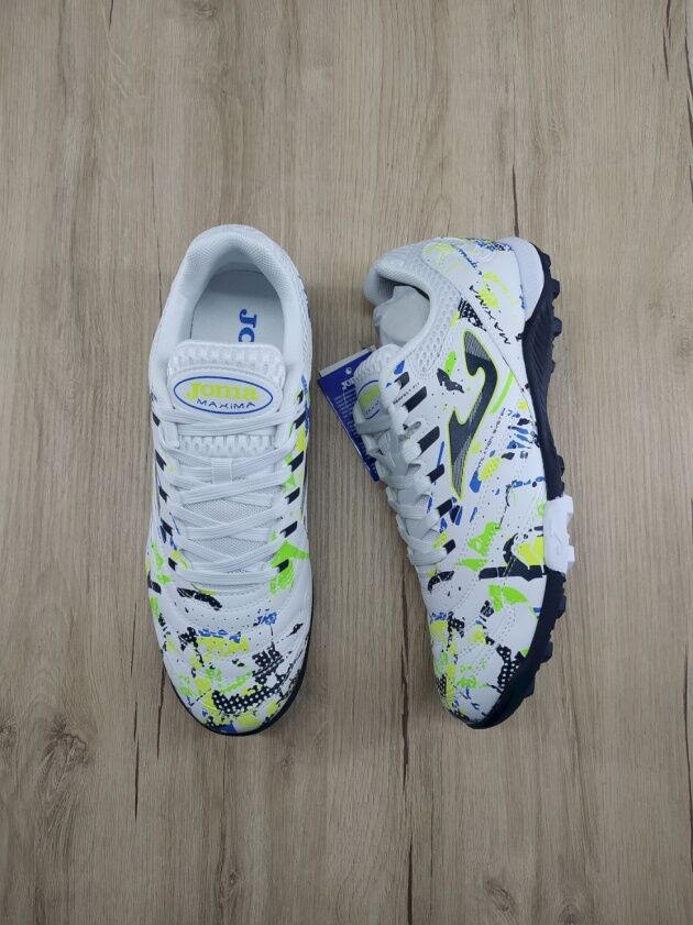 Joma Scarpe Calcio Calcetto Maxima Bianco 2432 Print Turf