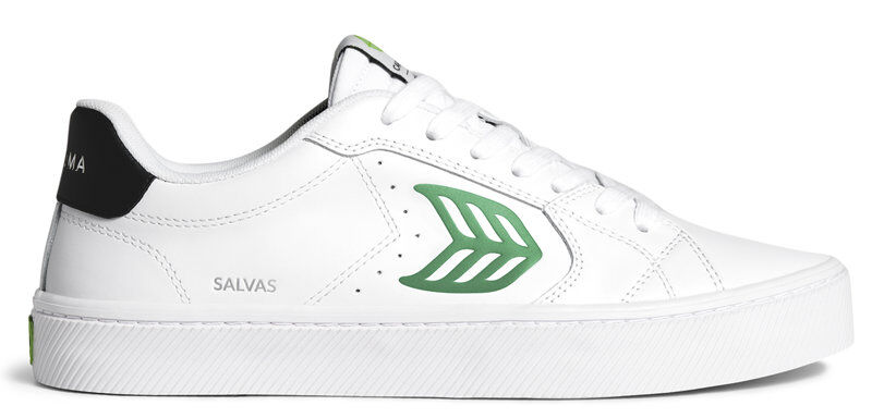 Cariuma Salvas White Leather - sneakers - donna White/Green 6 US
