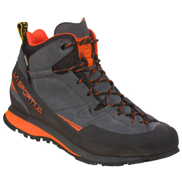 La Sportiva Boulder X Mid GORE-TEX M - scarpe da avvicinamento - uomo Grey/Orange 38,5