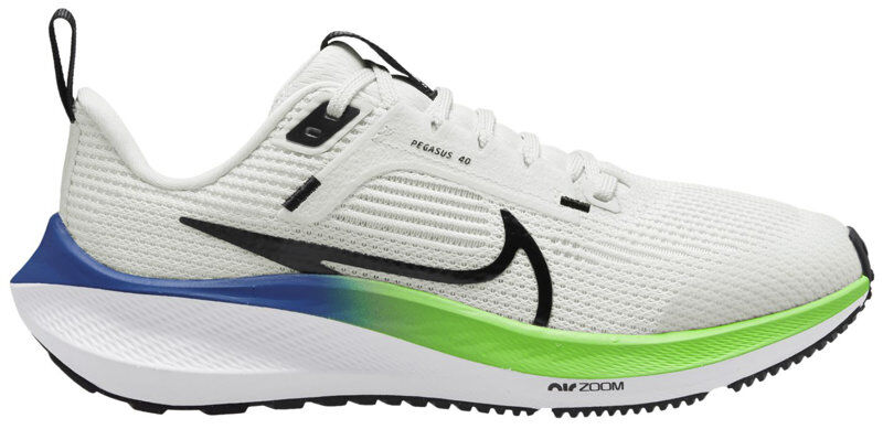 Nike Air Zoom Pegasus 40 - scarpe running neutre - ragazzo White/Green/Blue 4Y US