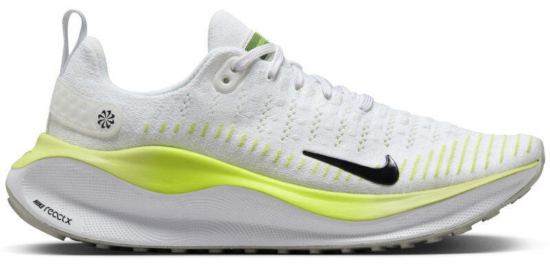 Nike React Infinity Run Flyknit 4 W - scarpe running neutre - donna White/Light Green 7 US