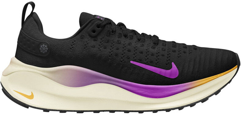 Nike React Infinity Run Flyknit 4 W - scarpe running neutre - donna Black/Purple 9 US