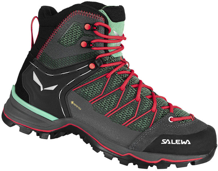 Salewa Mtn Trainer Lite Mid GTX - scarpre trekking - donna Green/Red/Black 5,5 UK