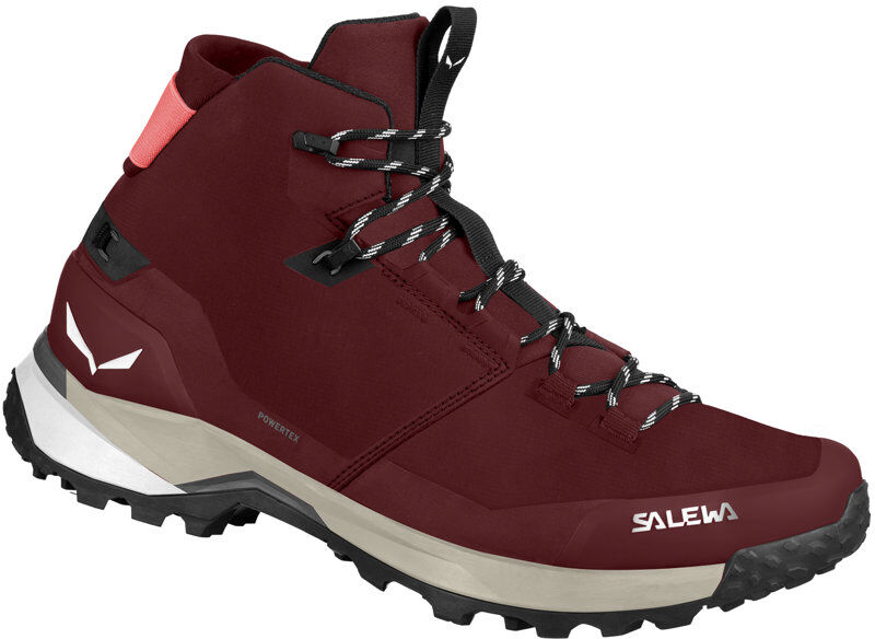 Salewa Puez Mid Ptx W - scarpe trekking - donna Dark Red 5 UK