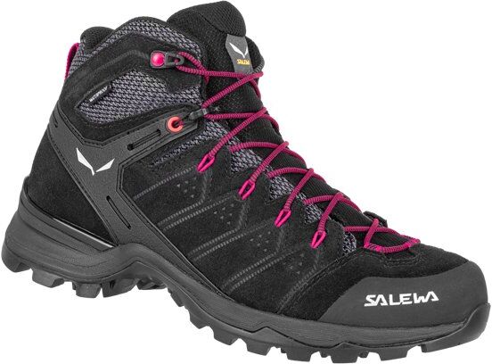 Salewa Ws Alp Mate Mid WP - scarponi trekking - donna Black/Pink 7 UK