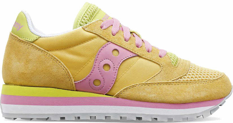 Saucony Jazz Triple W - sneakers - donna Dark Yellow/Pink 8 US