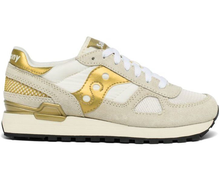 Saucony Shadow Original - sneakers - donna White/Gold 6 US