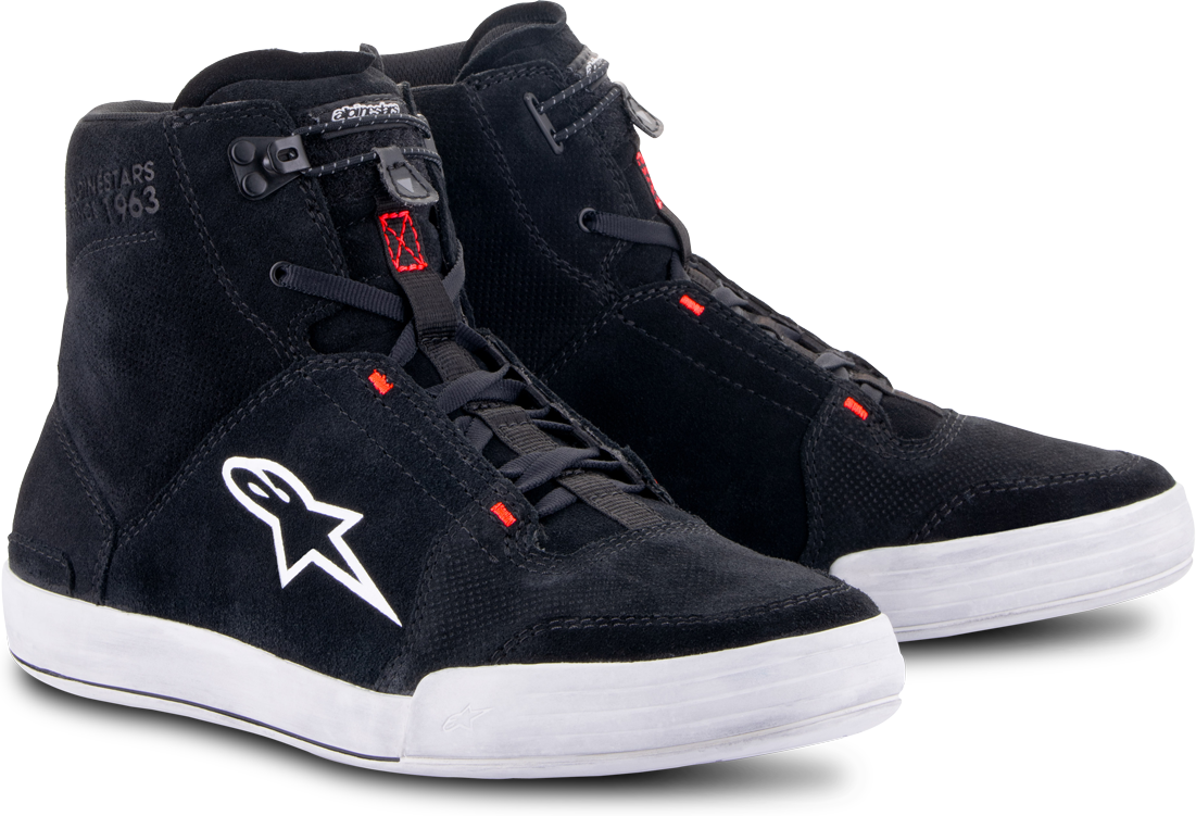 Alpinestars Scarpe Moto  Chrome Nero-Grigio-Rosso