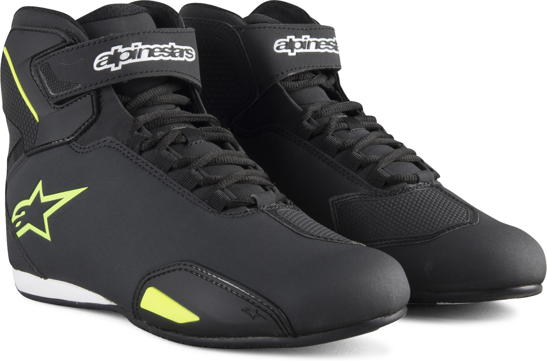 Alpinestars Scarpe Moto  Sector Nero-Giallo Fluo