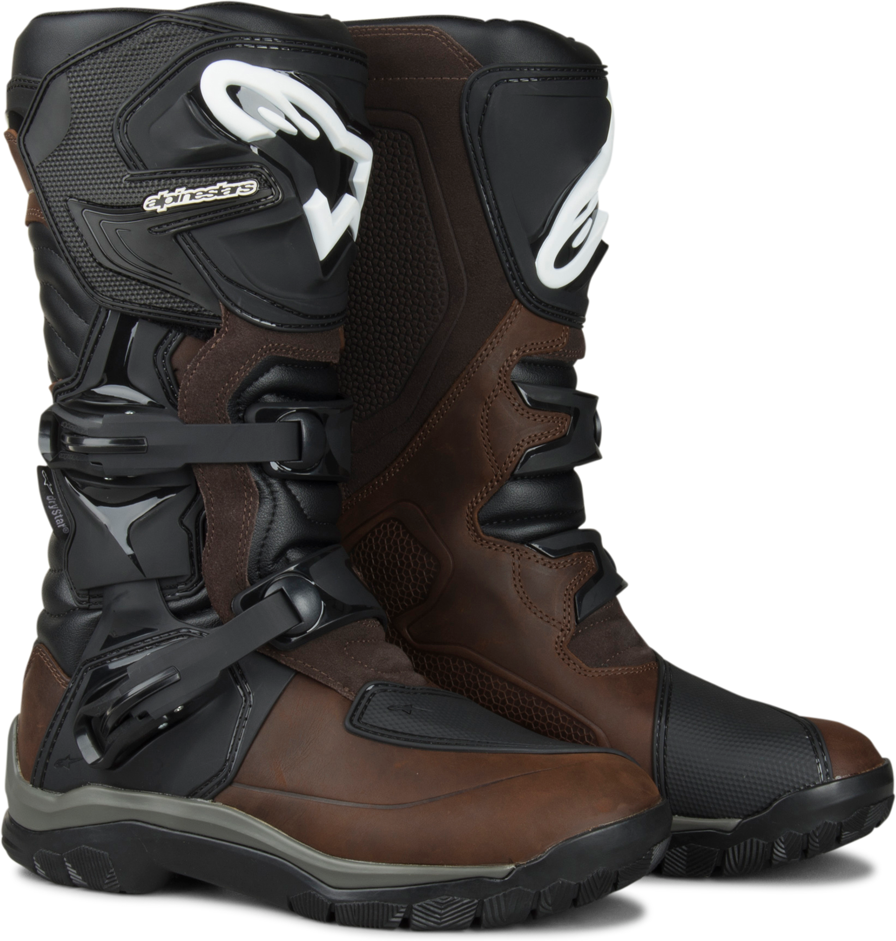 Alpinestars Stivali  Corozal Adventure Drystar Oiled Leather Marrone-Nero