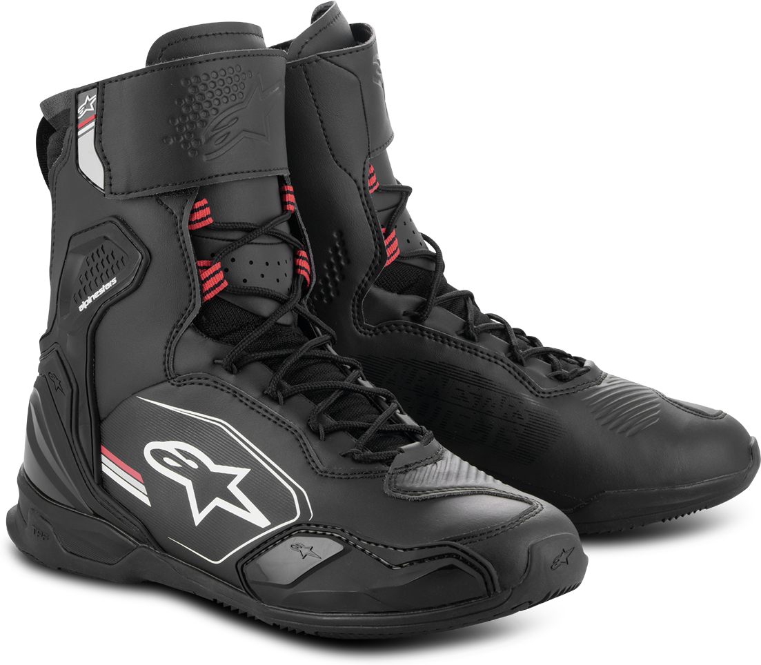 Alpinestars Scarpe Moto  Superfaster Nero-Grigio-Rosso