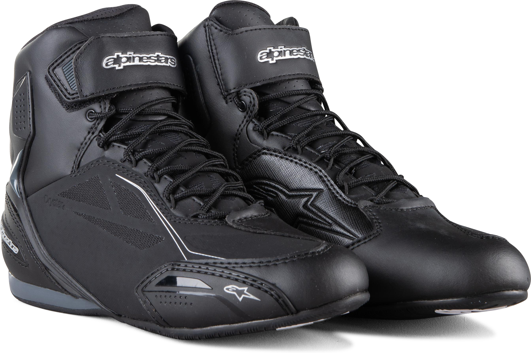 Alpinestars Scarpe Moto  Stella Faster-3 Drystar® Nero-Argento