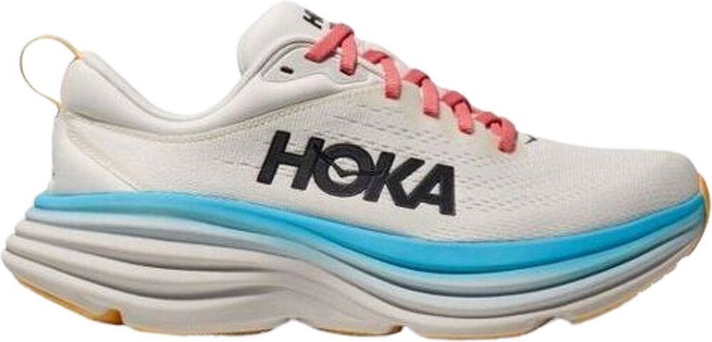 Hoka One One Bondi 8 - Donna - 37 1/3;38;38 2/3;39 1/3;40;40 2/3;41 1/3;42 - Bianco