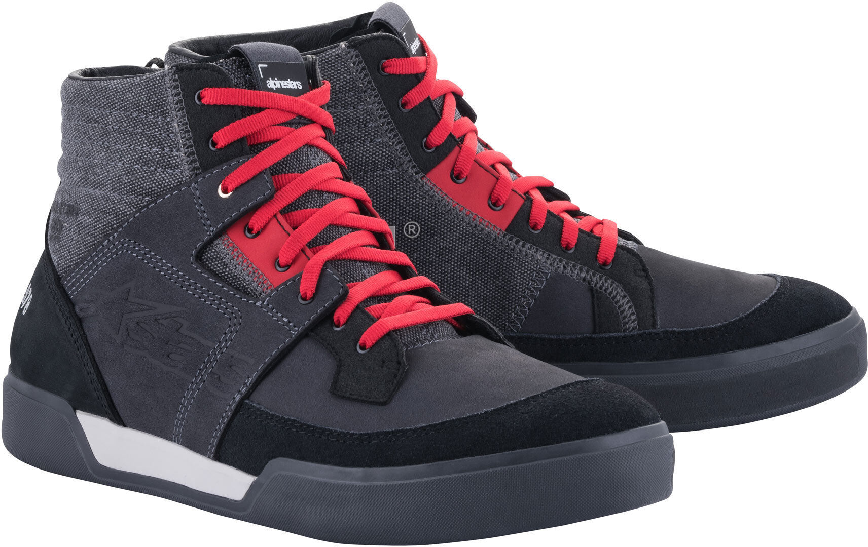 Alpinestars AS-DSL Akio Scarpe da moto Grigio Rosso 46