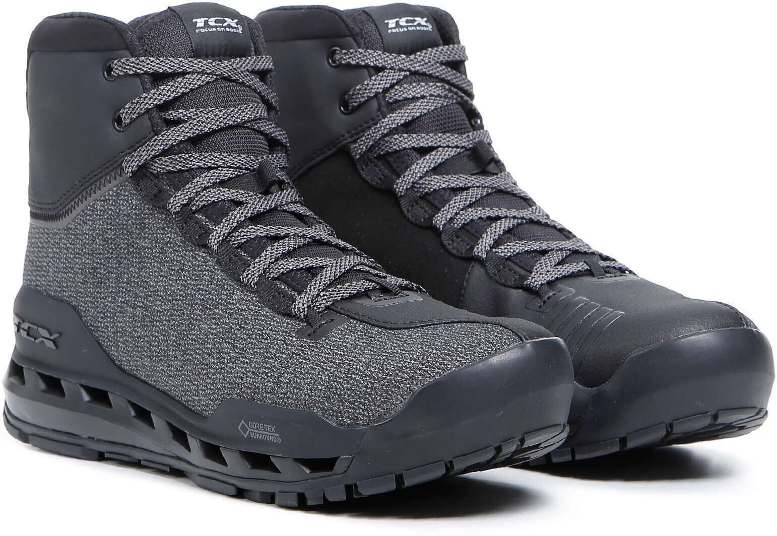 TCX Climatrek Surround Gore-Tex Scarpe Moto Nero Grigio 39