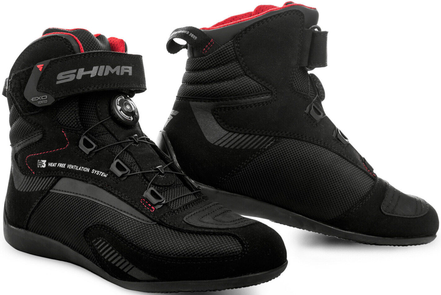 SHIMA Exo Vented Scarpe moto da donna Nero 39