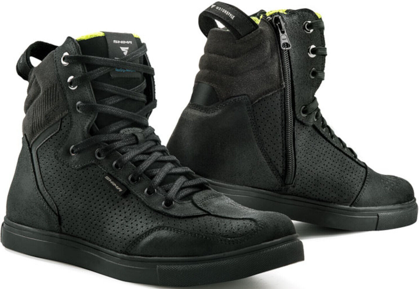 SHIMA Rebel Scarpe da moto impermeabili Nero 45