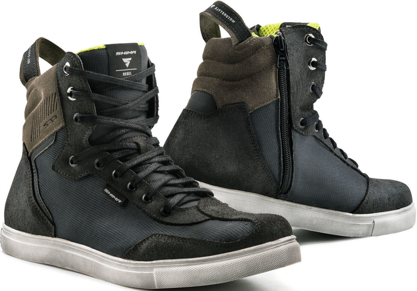 SHIMA Rebel Vented Scarpe da moto Nero Grigio 42