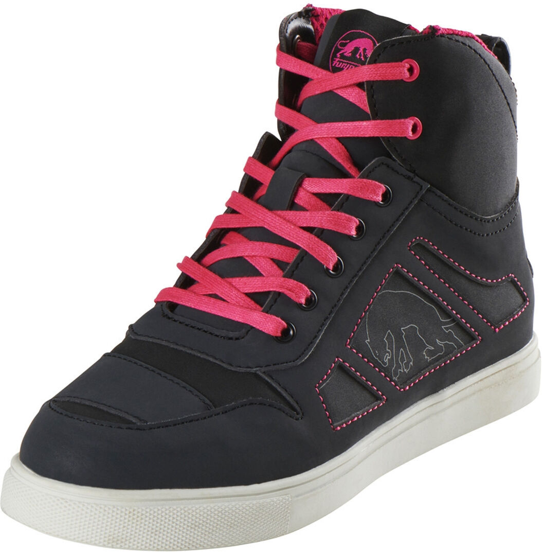 Furygan Angie D3O Scarpe da moto da donna impermeabili Nero Rosa 37