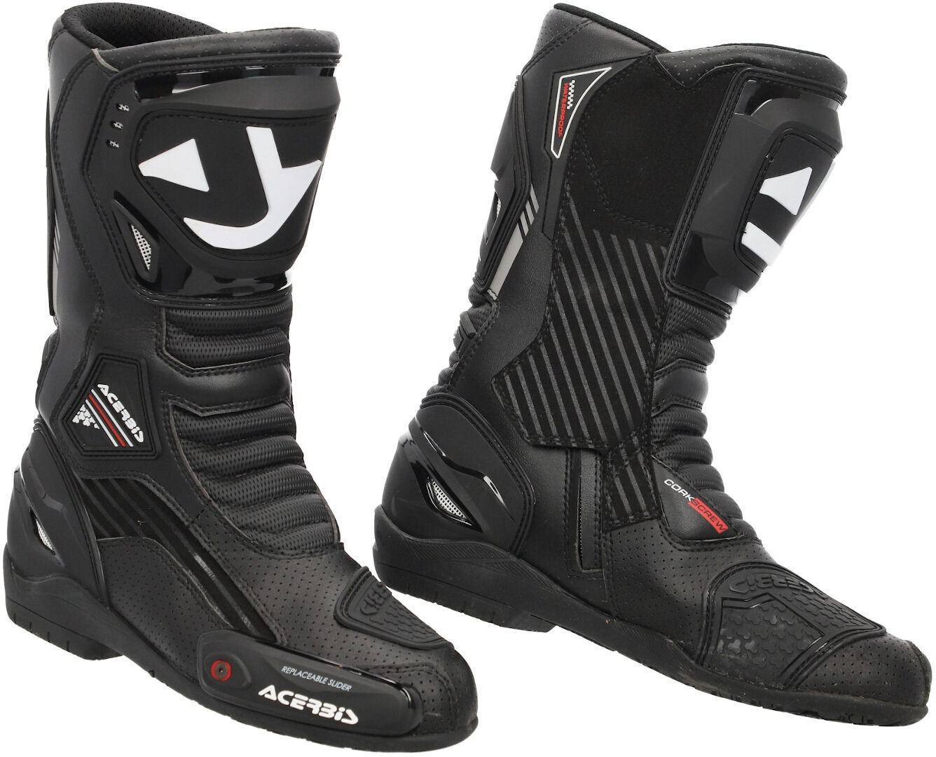 Acerbis Corkscrew Stivali da moto Nero 39