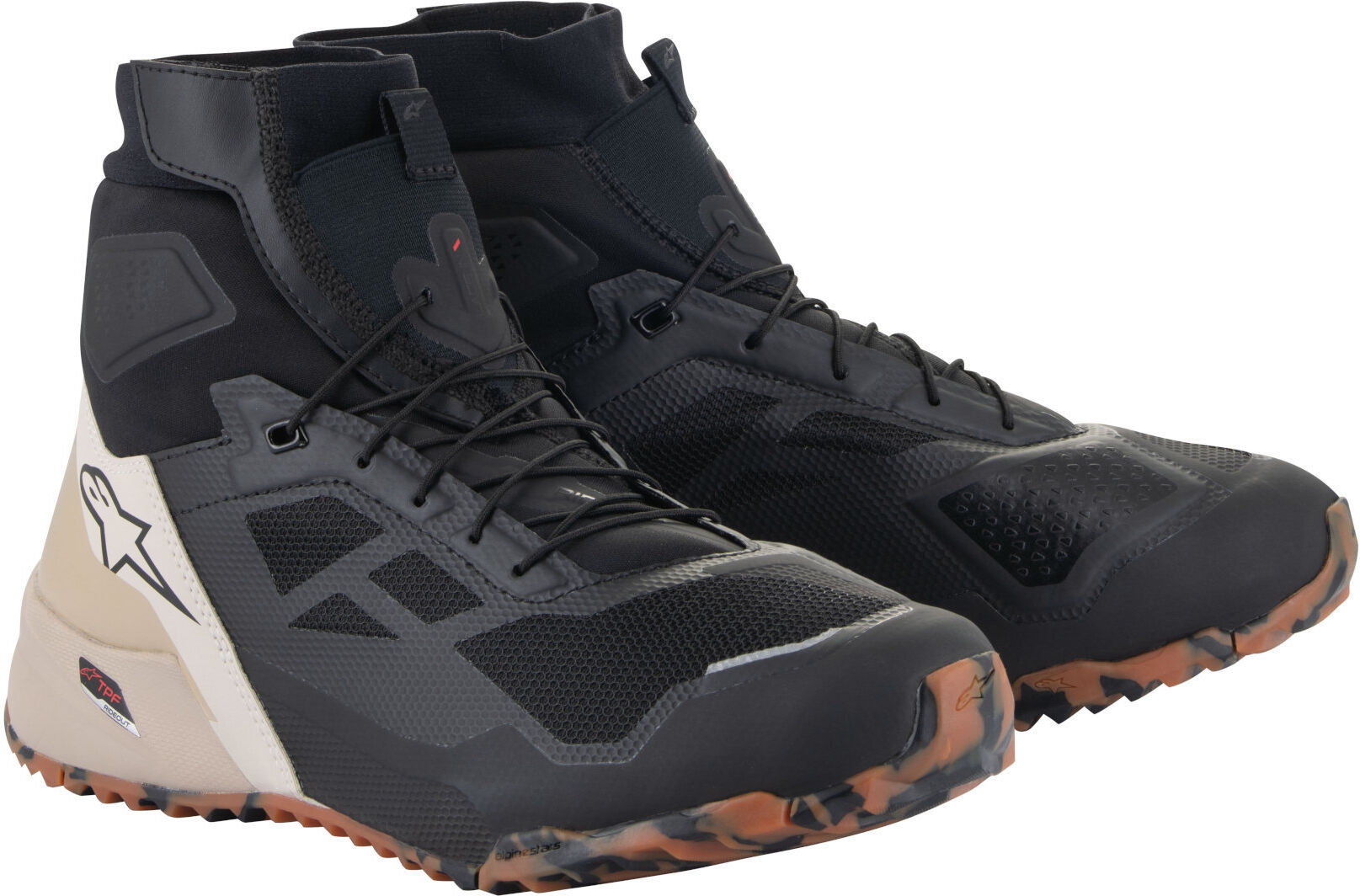 Alpinestars CR-1 Scarpe da moto Nero Marrone 45