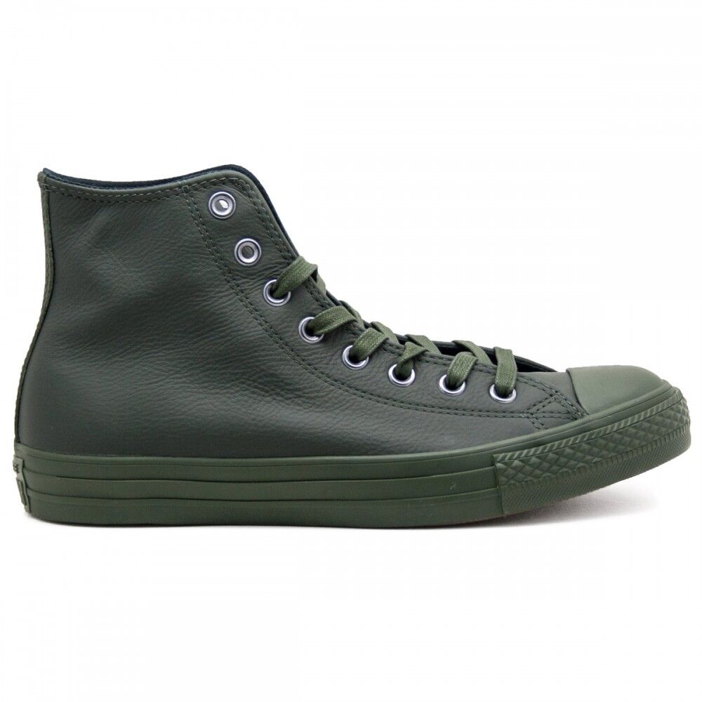 Converse All Star Hi Leather Monochrome Green Monochrome Unisex EUR 37 / US 6.5