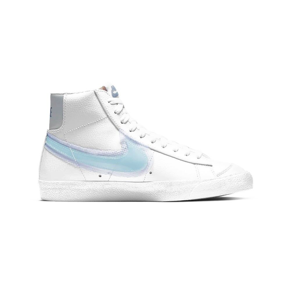 Nike Sneakers Blazer Mid 77 Bianco Glacier Blu Donna EUR 40,5 / US 9