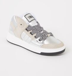 Toral Nick sneaker met suède details - Metallic