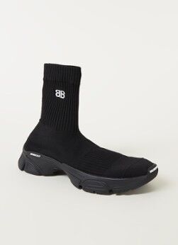 Balenciaga Speed 3.0 Trainer met gebreid bovenwerk - Zwart