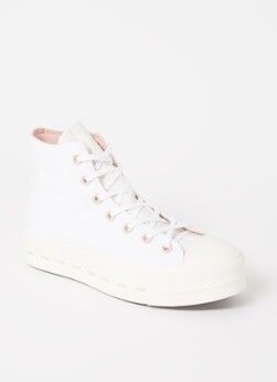 Converse Chuck Taylor All Star Lift Platform sneaker van canvas - Wit