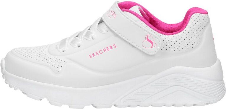 Skechers - Uno Lite Chrome Steps  - Wit - Size: 27 - girls