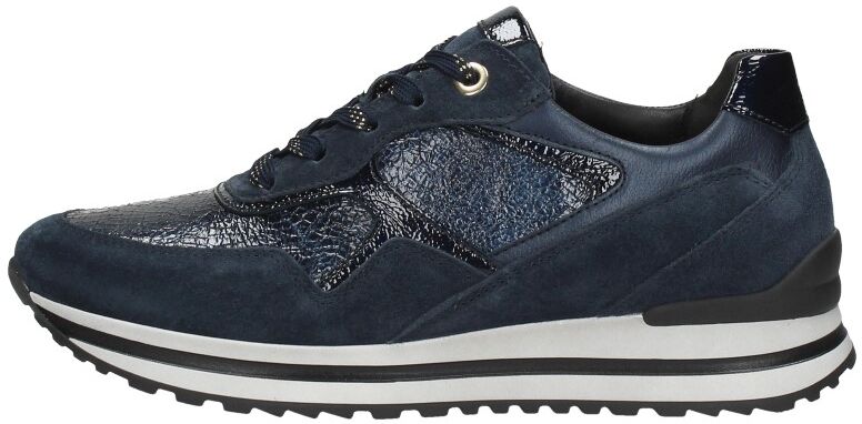 Gabor - Sneakers Laag  - Blauw - Size: 44 - female