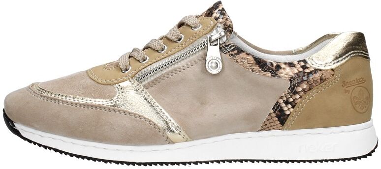 Rieker - Sneakers Laag  - Beige - Size: 43 - female