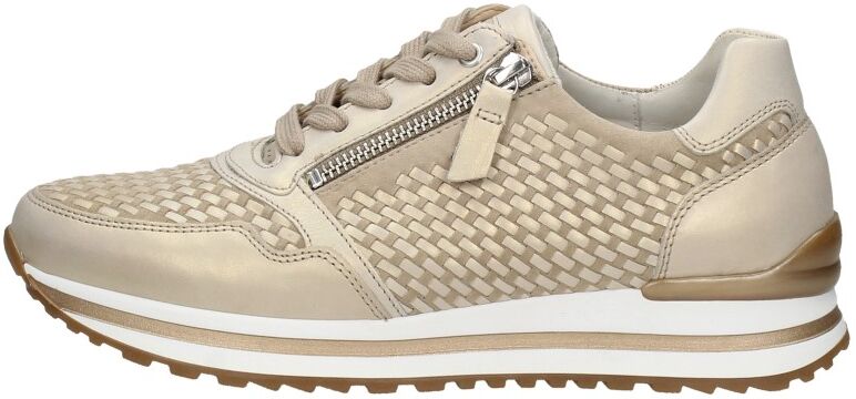 Gabor - Veterschoenen Laag  - Beige - Size: 38 - female