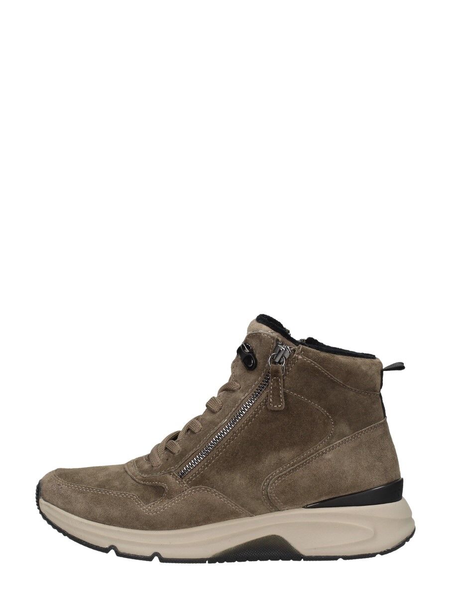 Gabor - Sneakers Hoog  - Taupe - Size: 37 - female