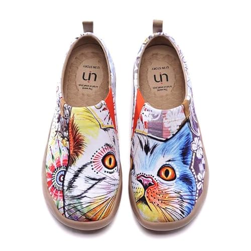 UIN Wandelschoenen, slip-on schoenen, dames, rood, Cheer Up, 38 EU