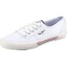 Pepe Jeans Brady Basic W Sneakers voor dames, wit, 37 EU