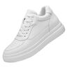 VOSMII -sneakers Height-increasing insole black and white men's height-increasing sneakers casual large size casual sports sneakers (Color : White, Size : 37 EU)