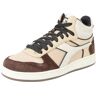 Diadora Magic Basket Demi Treated, uniseks, volwassenen, persimmon beige/bruin Java, 40 EU, Persimmon Beige Brown Java