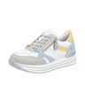 Remonte Dames D1323 Sneaker Vapor/Wit/Aqua/Sun/Ciel / 81, 39 EU, Vapor White Aqua Sun Ciel 81, 39 EU