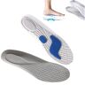 behound BounceBoost Insoles Shock Absorption Insoles Arch Support Inserts Running Shoes Replacement Insoles for Men Women (35-36,Gray)