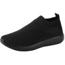 iOoppek Orthopedische schoenen dames op vrouwen mesh buitenzool damesschoenen zomer, zwart, 37 EU