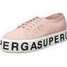 Superga 2790 Cotw Outsole Lettering, sneakers voor dames, Roze Smoke Xcw, 38 EU