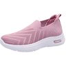 LDadgf Damesschoenen Mesh Sokken Schoenen Casual One Foot Wear Damesschoenen Ademend Casual Sportschoenen Damesschoenen 43, roze, 40 EU