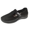 Luckywaqng Asakuchi sneakers voor dames, wandelen/wandelen/wandelen/wandelen/wandelen/wandelen/wandelen/wandelen/vrijetijdsschoenen, comfortabele zachte zolen, loopschoenen, zwart, 42 EU