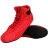 DAMANDO Mannen Dames Worstelen Boksschoenen, Ademende Bokslaarzen Antislip Worstelen Sportschoenen Vechten Fitness Schoeisel,Rood,42 EU